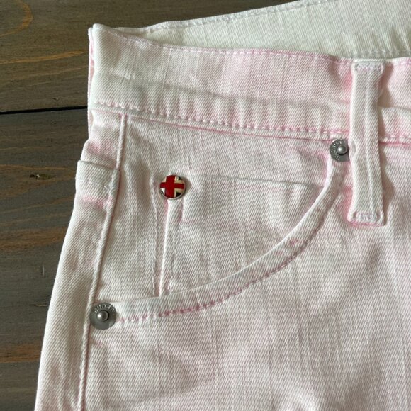 Hudson Light pink washed Denim Skinny Jeans - Picture 2 of 7